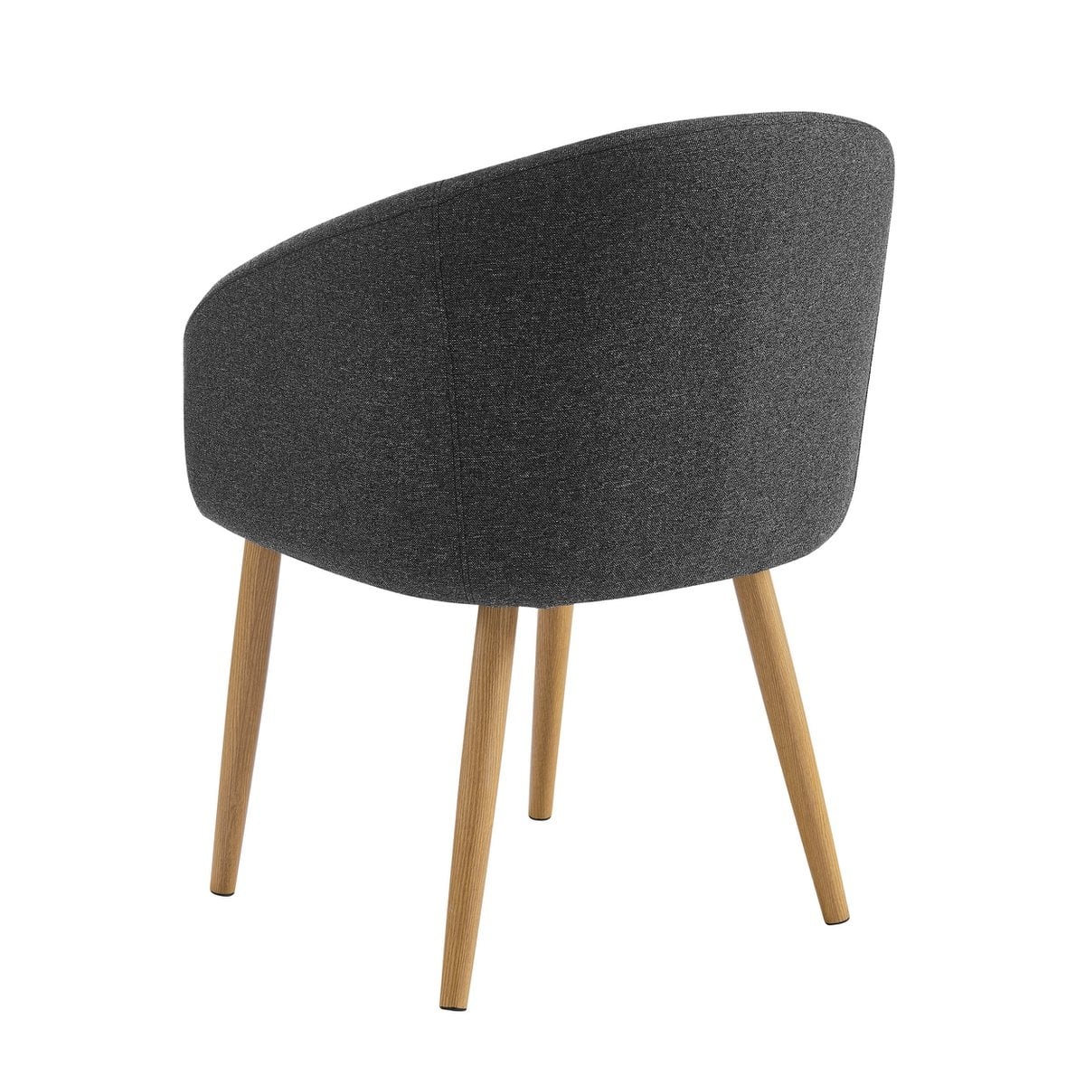 SalesFever Fauteuil set van 2 structuurstof zwart