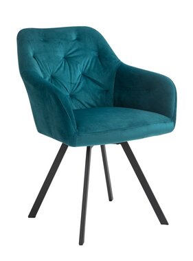 SalesFever Fauteuil met 360° draaifunctie Turquoise