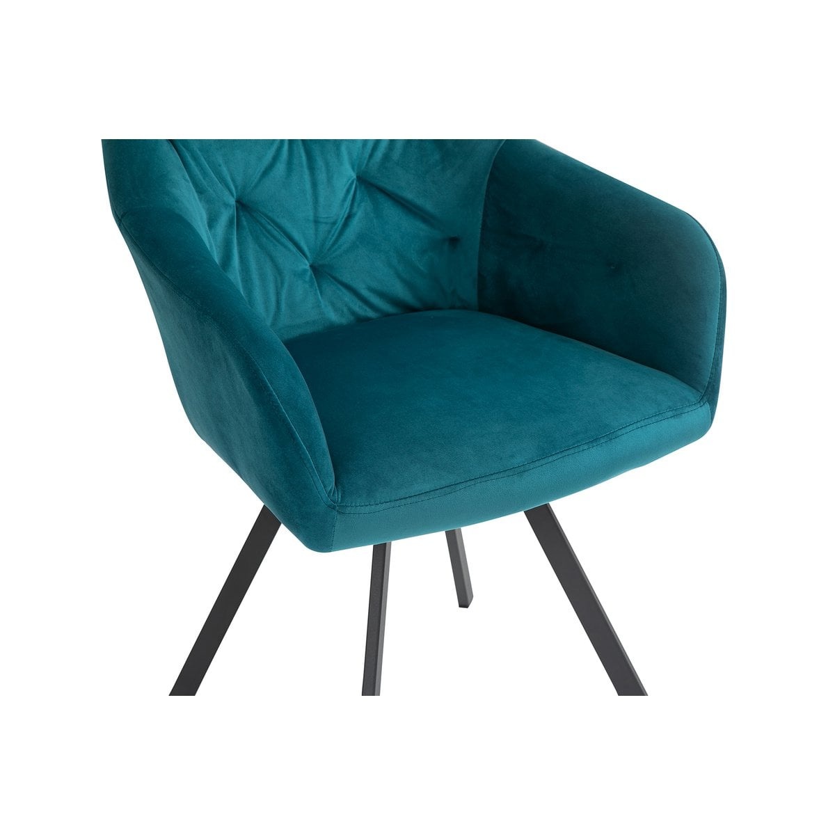 SalesFever Fauteuil met 360° draaifunctie Turquoise