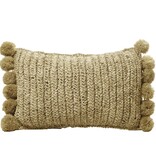 KantoormeubelenPlus Sierkussen met vulling | Decoratief Kussen | Sofa Kussen SANUR gemaakt van Raffia