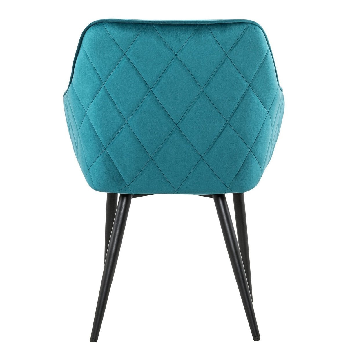 SalesFever Eetkamerstoel turquoise fluweel