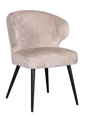 KantoormeubelenPlus Mera stoelcrème (set van 2)