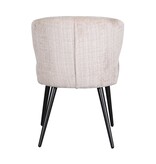 KantoormeubelenPlus Mera stoelcrème (set van 2)