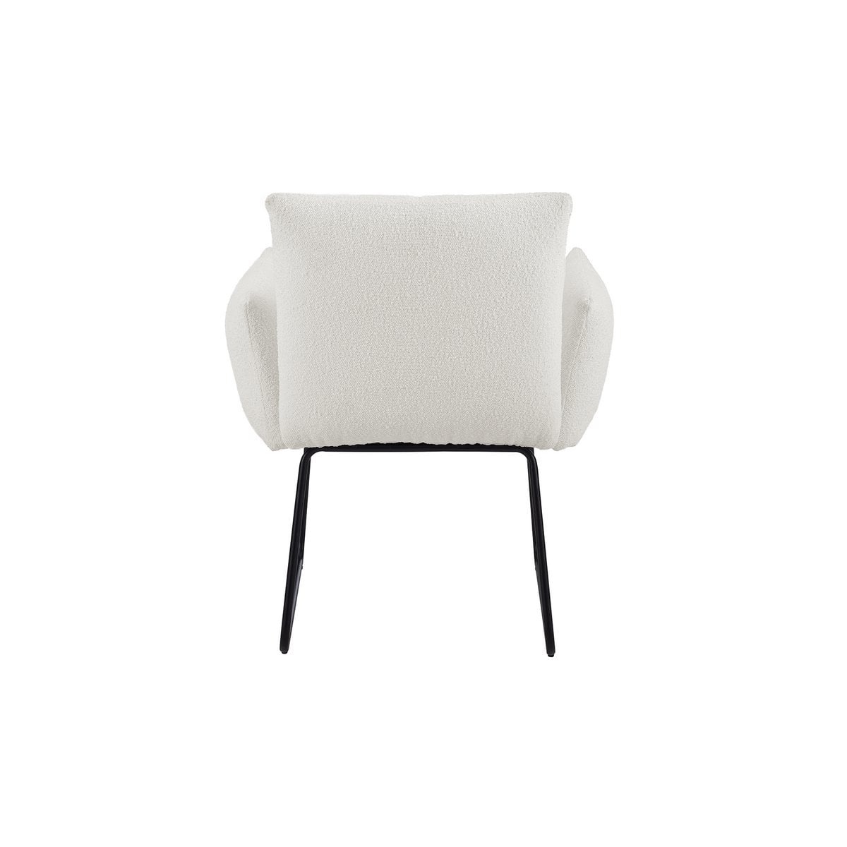 SalesFever Fauteuil Bouclé stof wit