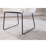 SalesFever Fauteuil Bouclé stof wit