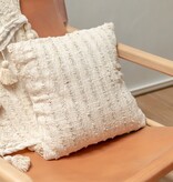 KantoormeubelenPlus Kussensloop 40x40 cm of 50x50 cm Handgeweven | Decoratief Kussen | Bankkussen RAHAYU Gemaakt van Katoen