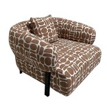 KantoormeubelenPlus Kathmandu Loungestoel Amon Terracotta