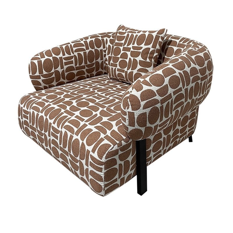 KantoormeubelenPlus Kathmandu Loungestoel Amon Terracotta