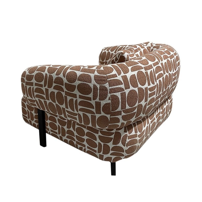 KantoormeubelenPlus Kathmandu Loungestoel Amon Terracotta