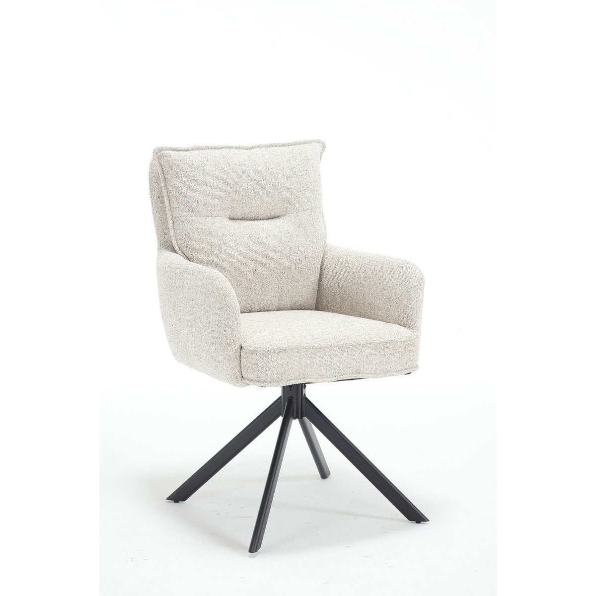 SalesFever Fauteuil structuurstof beige