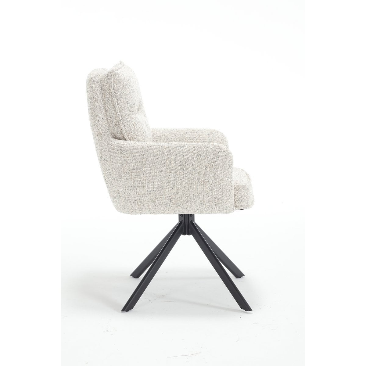 SalesFever Fauteuil structuurstof beige