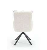 SalesFever Fauteuil structuurstof beige