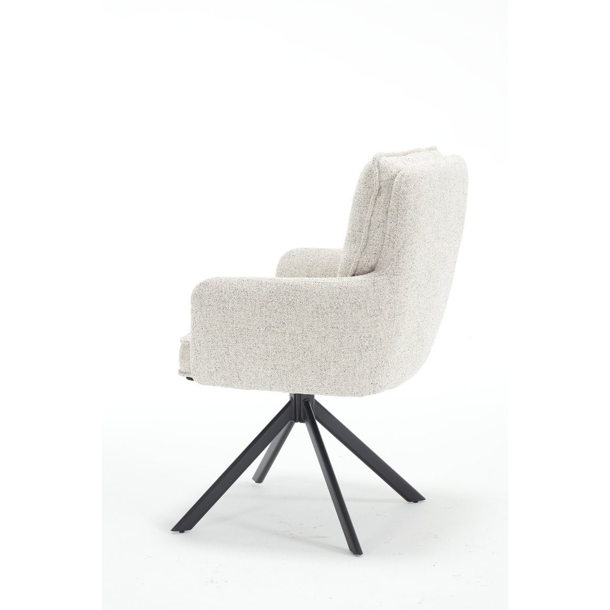 SalesFever Fauteuil structuurstof beige