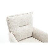 SalesFever Fauteuil structuurstof beige