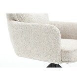 SalesFever Fauteuil structuurstof beige