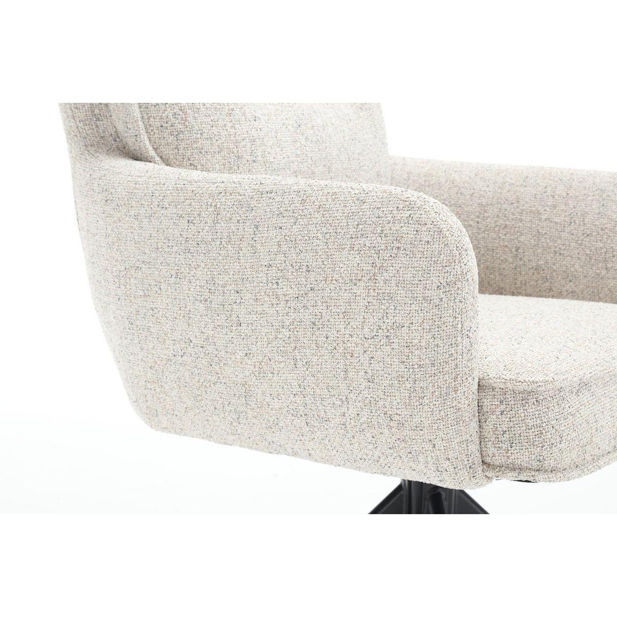 SalesFever Fauteuil structuurstof beige