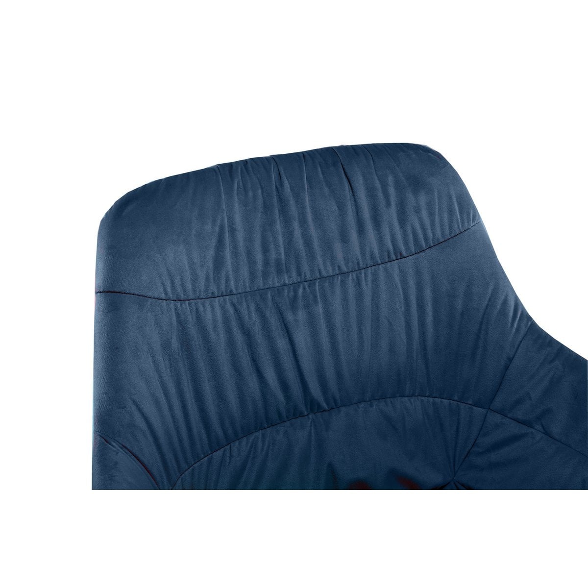 SalesFever Fauteuil met honingraatstiksel in fluweelblauw