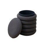 SalesFever Lusvormige Sitzhocker Ø38 cm Antraciet