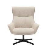 SalesFever Fauteuil structuurstof beige