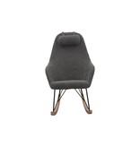 SalesFever Schommelstoel teddybont grijs