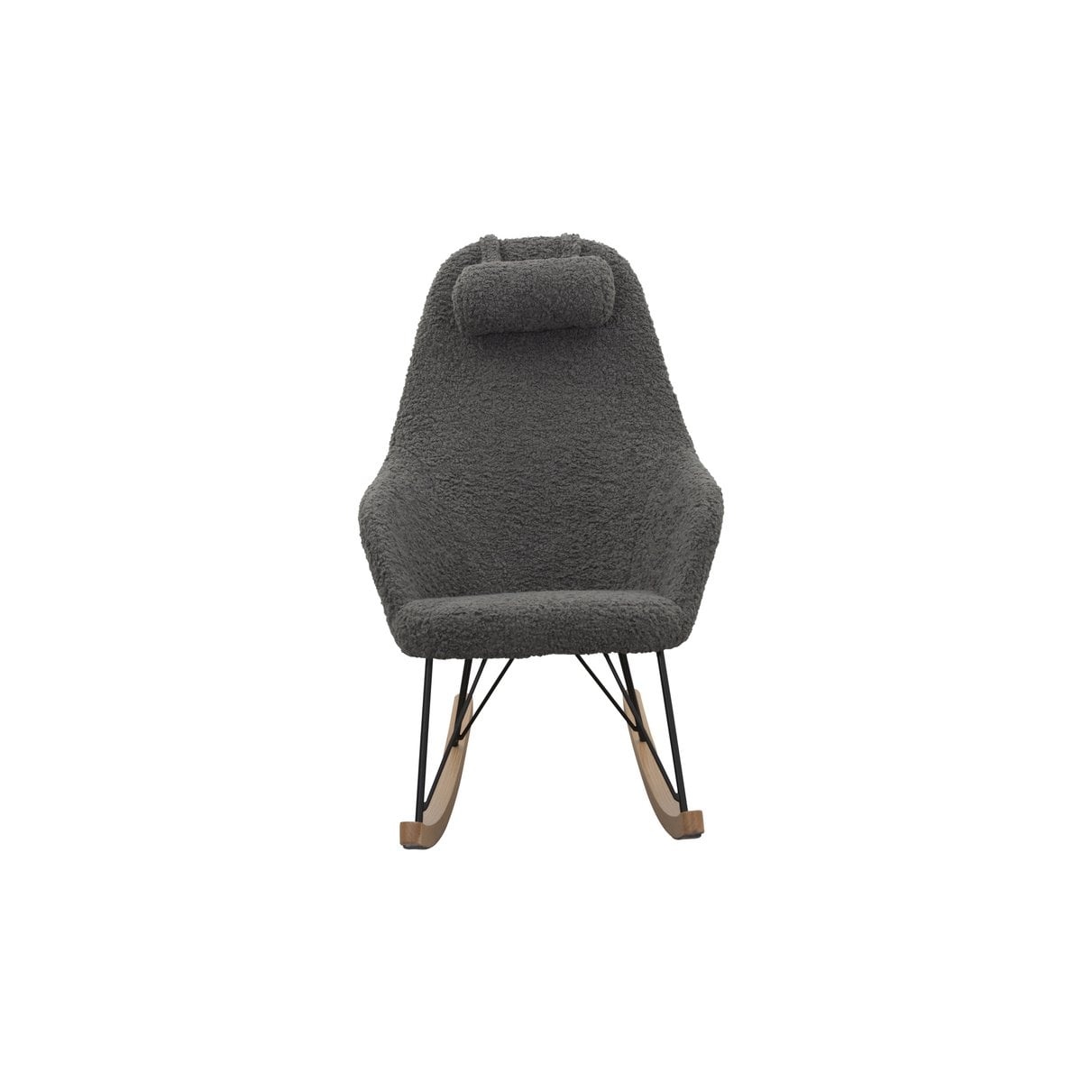 SalesFever Schommelstoel teddybont grijs