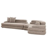 KantoormeubelenPlus Bank Cairo 6-zits Sand Boucle