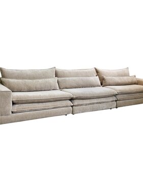 KantoormeubelenPlus Londen met 6-zitje tan