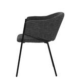 KantoormeubelenPlus Fauteuilset van 2 met structuurstof