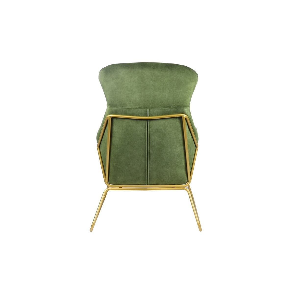 SalesFever Fluweel velours relax fauteuil groen