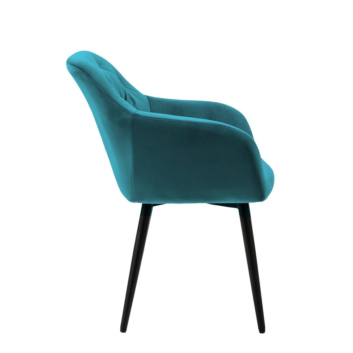 SalesFever Fauteuil turkoois fluweel