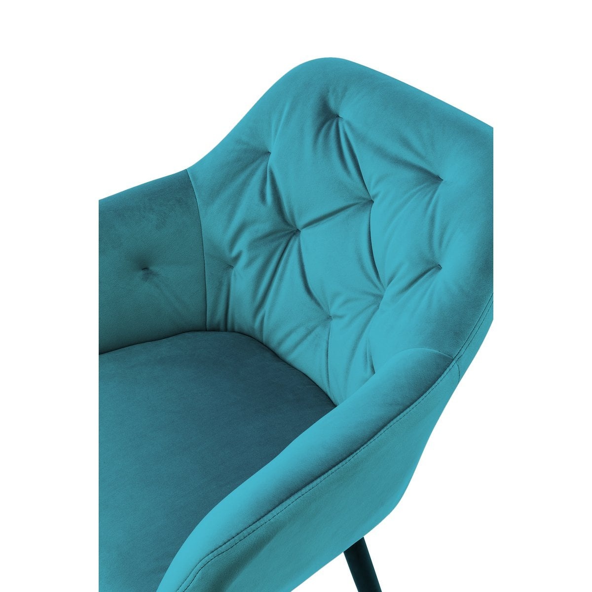 SalesFever Fauteuil turkoois fluweel