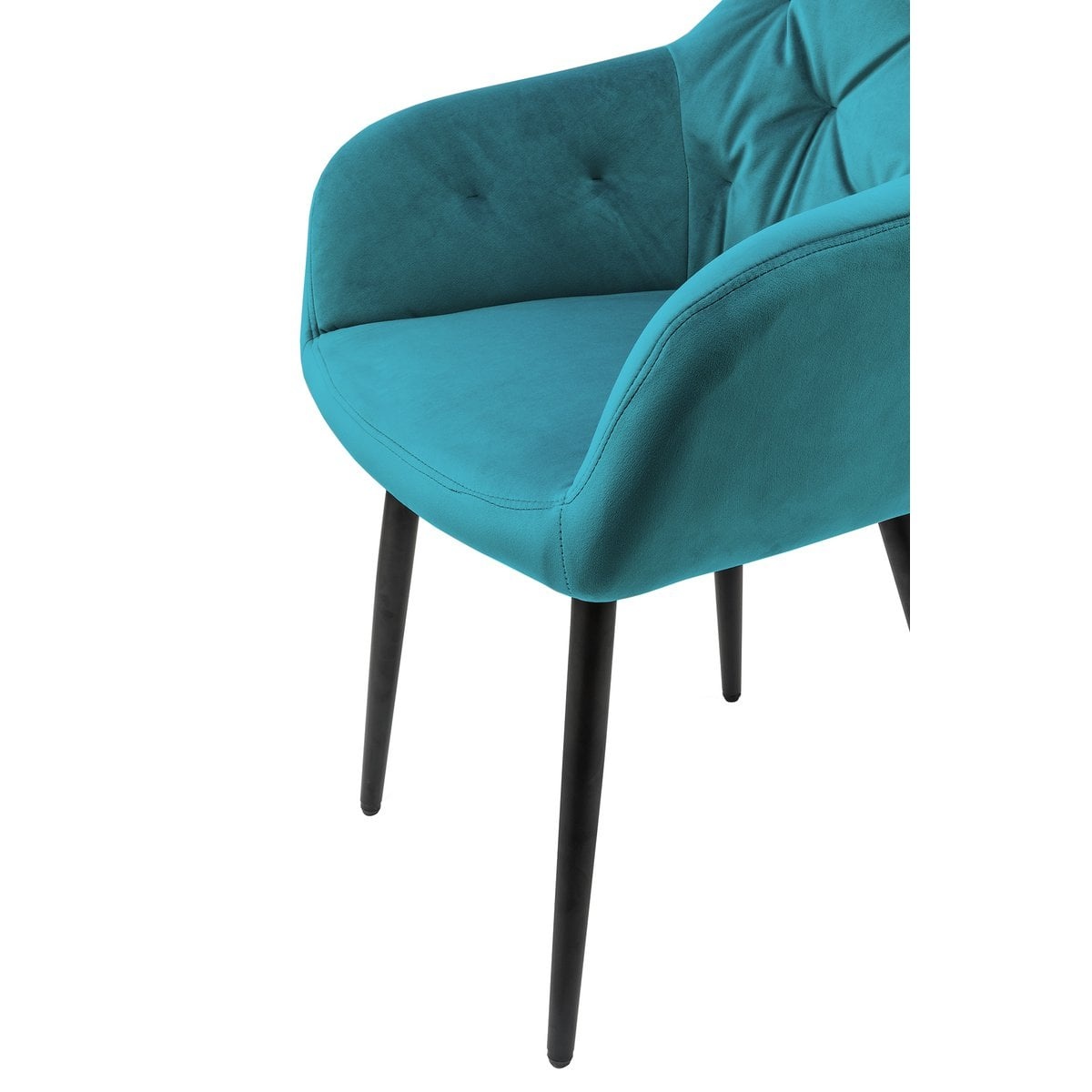 SalesFever Fauteuil turkoois fluweel