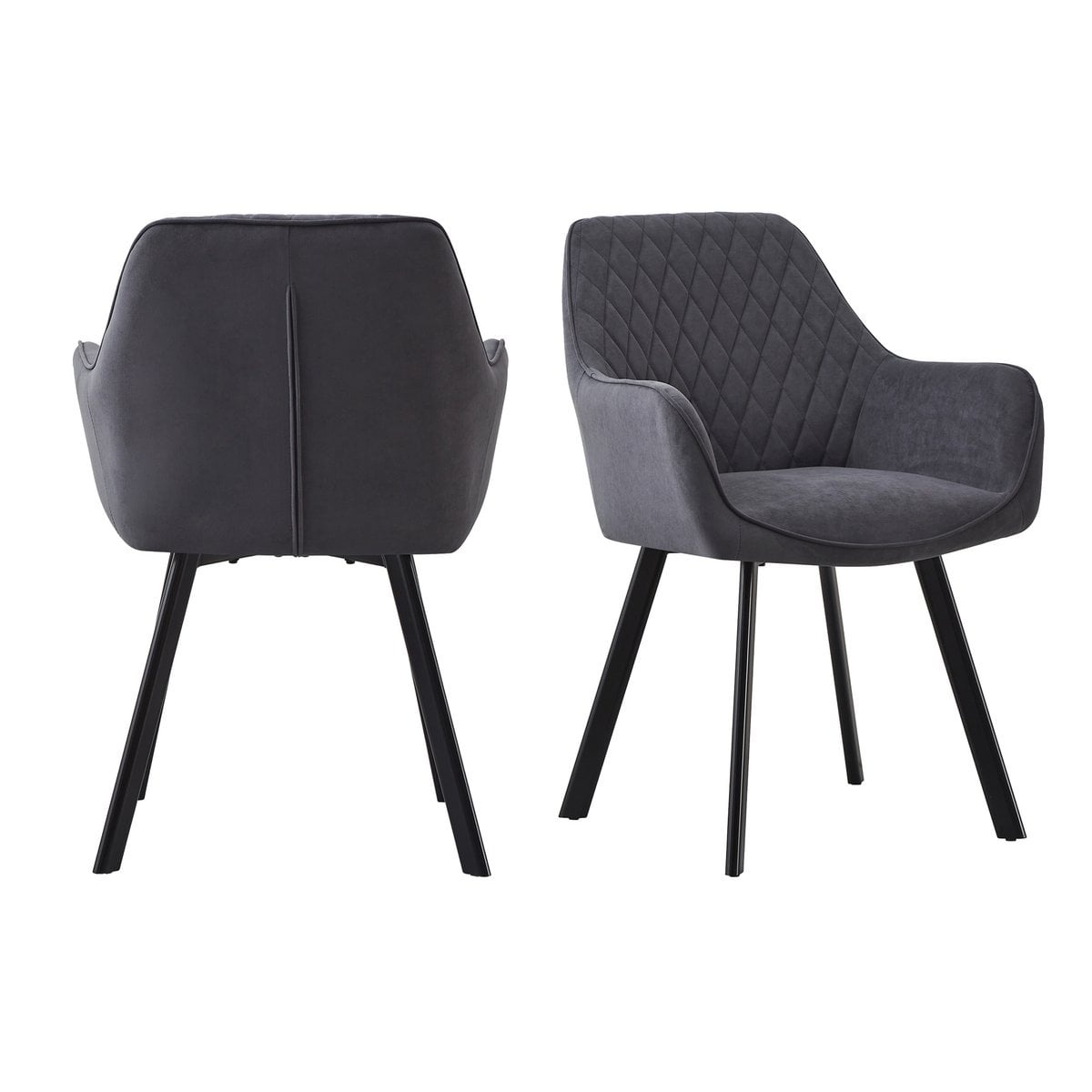 SalesFever Set van 2 fauteuils grijs
