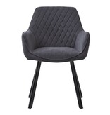 SalesFever Set van 2 fauteuils grijs