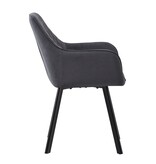 SalesFever Set van 2 fauteuils grijs