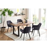 SalesFever Set van 2 fauteuils grijs