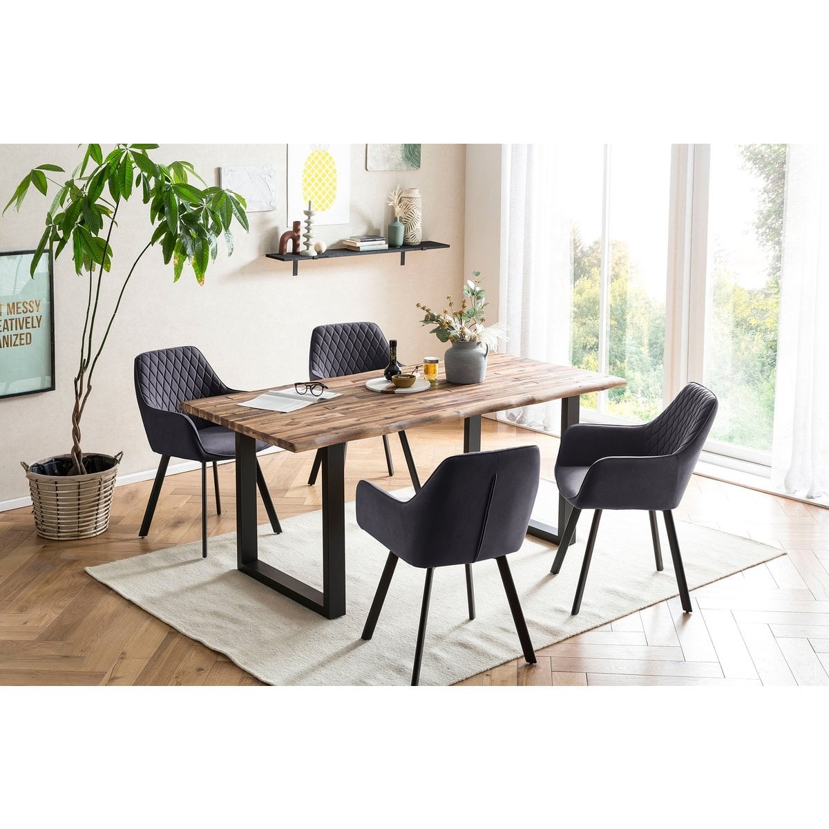 SalesFever Set van 2 fauteuils grijs