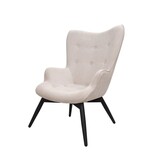 SalesFever Fauteuil beige structuurstof