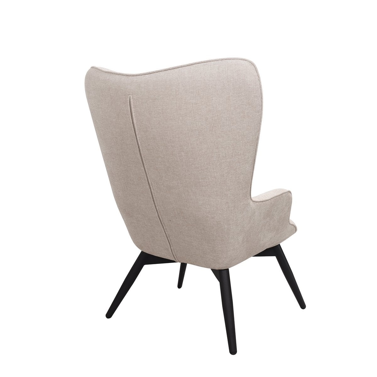 SalesFever Fauteuil beige structuurstof