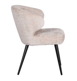 KantoormeubelenPlus Mera stoelcrème (set van 2)