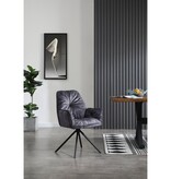 SalesFever Fauteuil met 360° draaifunctie, zwart