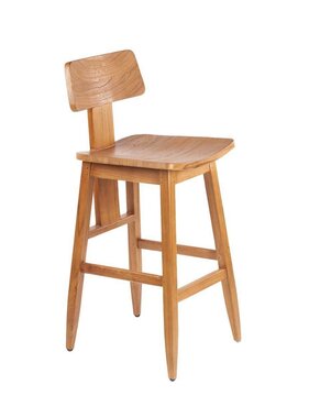 KantoormeubelenPlus De Fishing Barkruk - Naturel