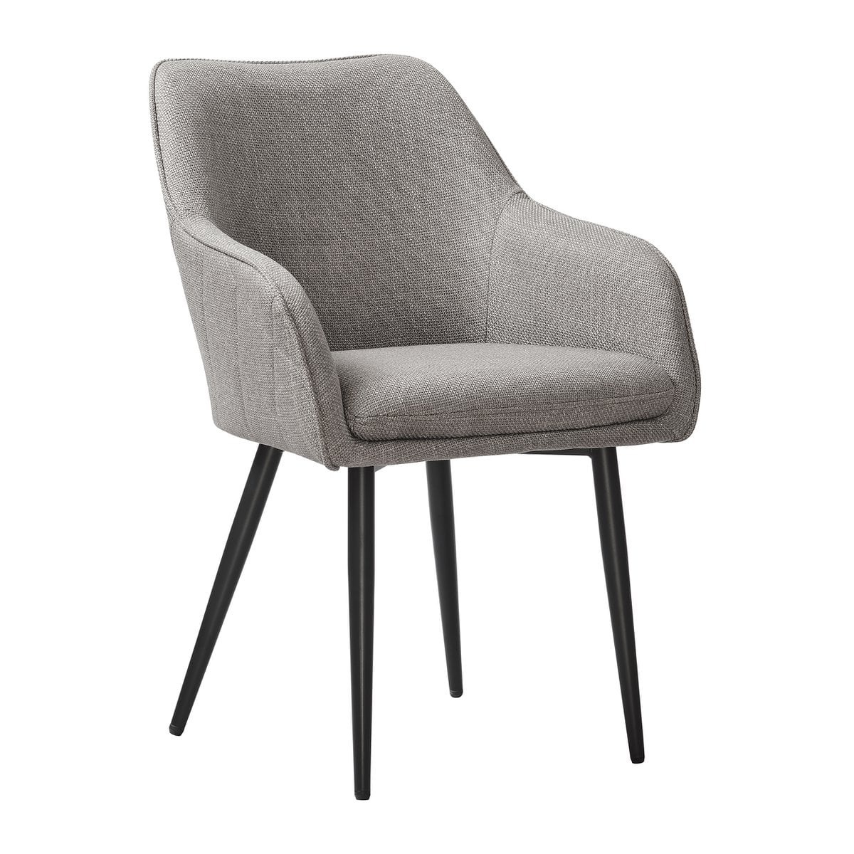 SalesFever Eetkamerstoel structuurstof taupe