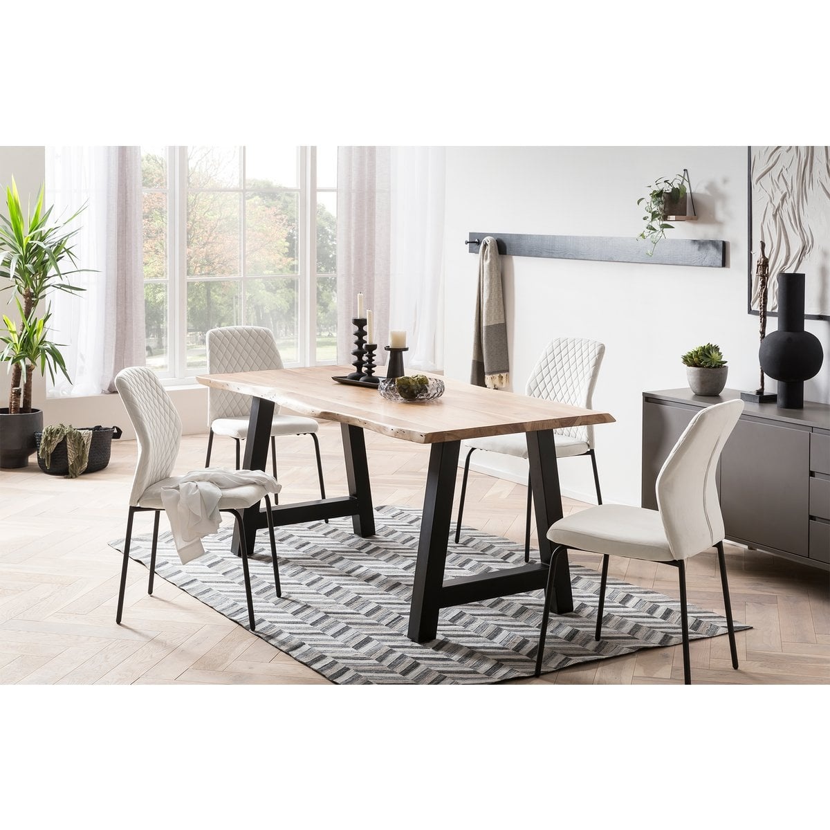 SalesFever Stoelenset van 2 beige