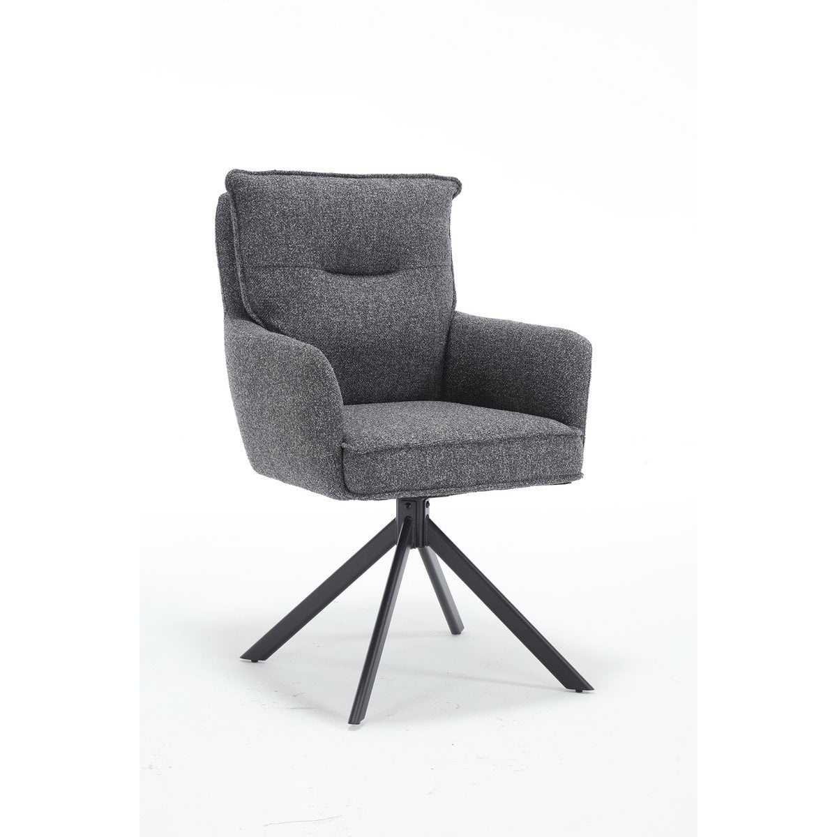 SalesFever Fauteuil structuurstof antraciet
