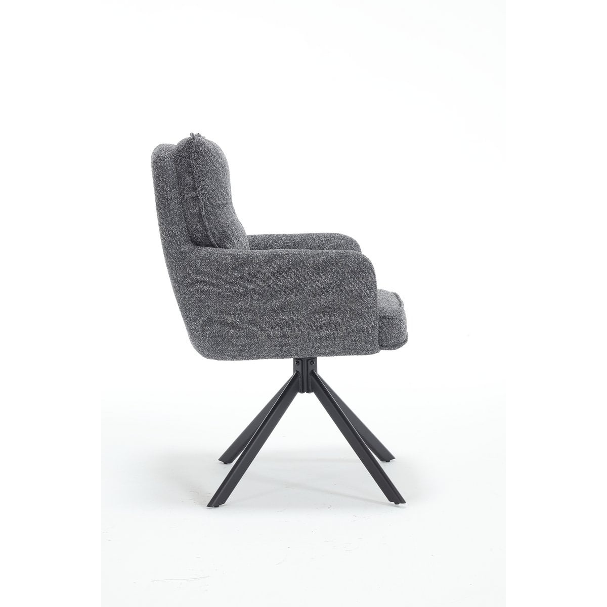 SalesFever Fauteuil structuurstof antraciet