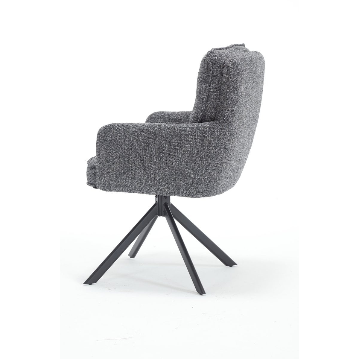 SalesFever Fauteuil structuurstof antraciet