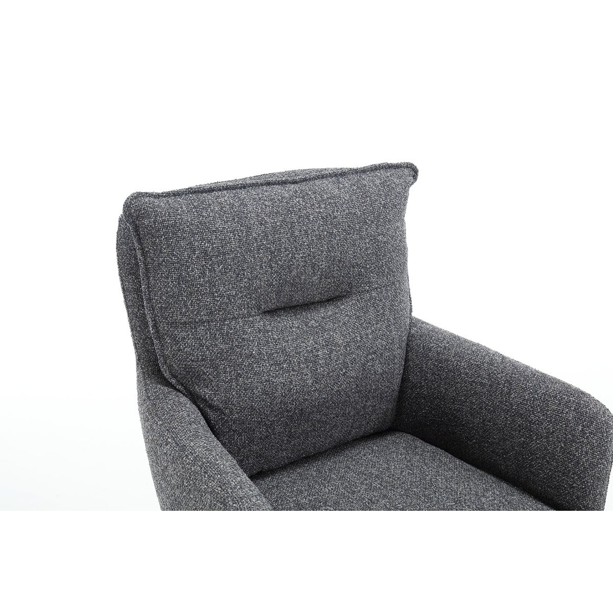 SalesFever Fauteuil structuurstof antraciet