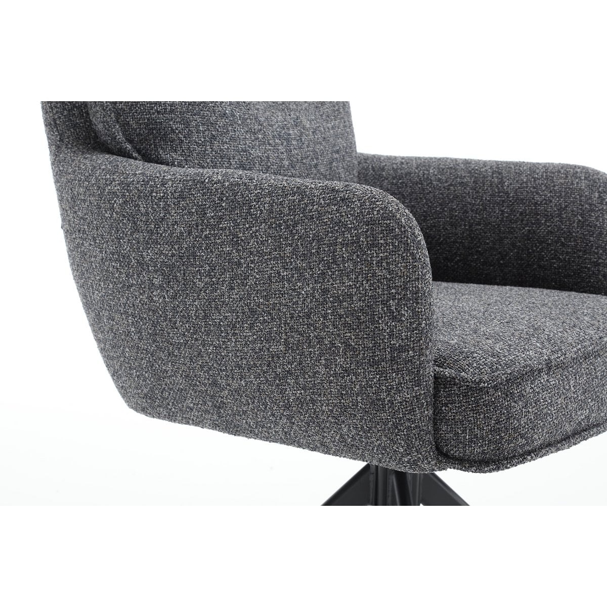 SalesFever Fauteuil structuurstof antraciet