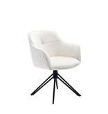 SalesFever Fauteuil met honingraatquilt beige